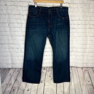 LEVI'S Men's 569 Loose Straight‎ Medium Wash Jeans Size W38 x L30